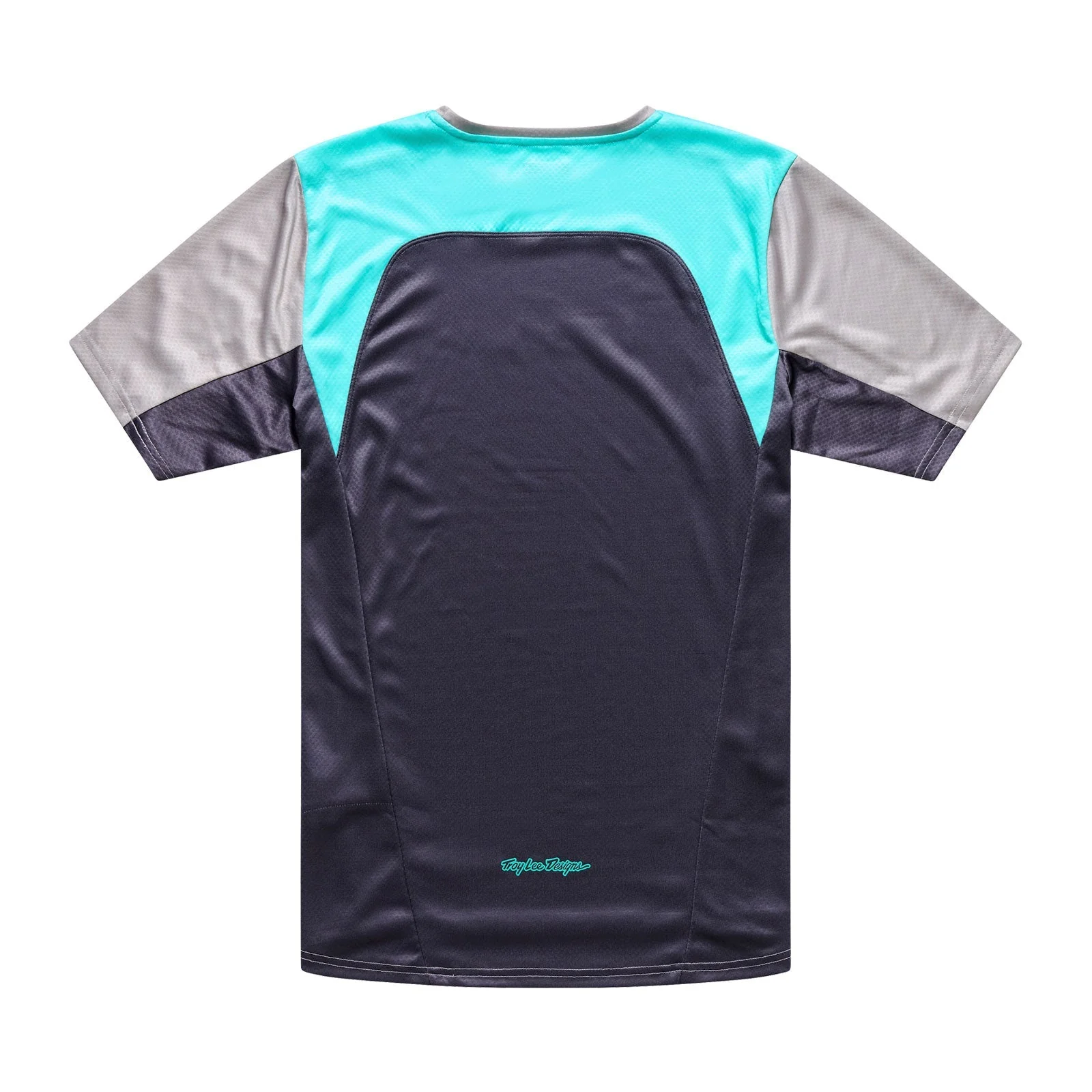 Maillot TROY LEE DESIGNS STAGE SIGNATURE Manches Courtes Gris/Bleu - Image 2