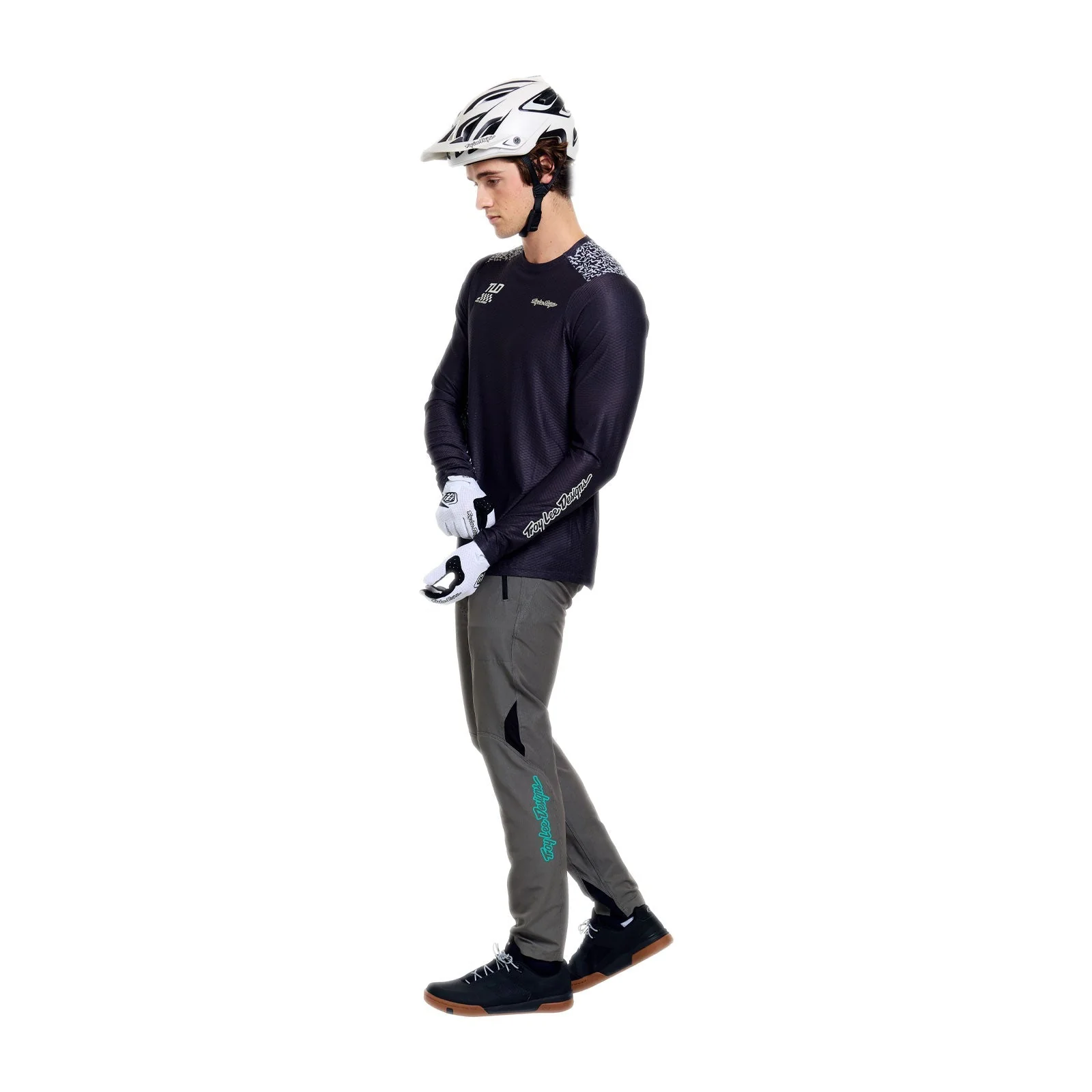 Maillot TROY LEE DESIGNS SKYLINE PRO AIR RIDGELINE Manches Longues Carbon - Image 4