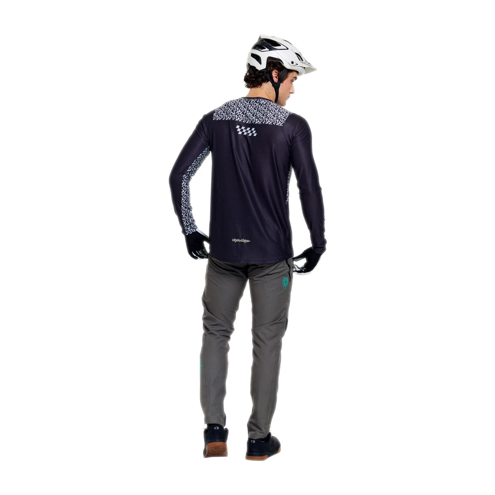 Maillot TROY LEE DESIGNS SKYLINE PRO AIR RIDGELINE Manches Longues Carbon - Image 5