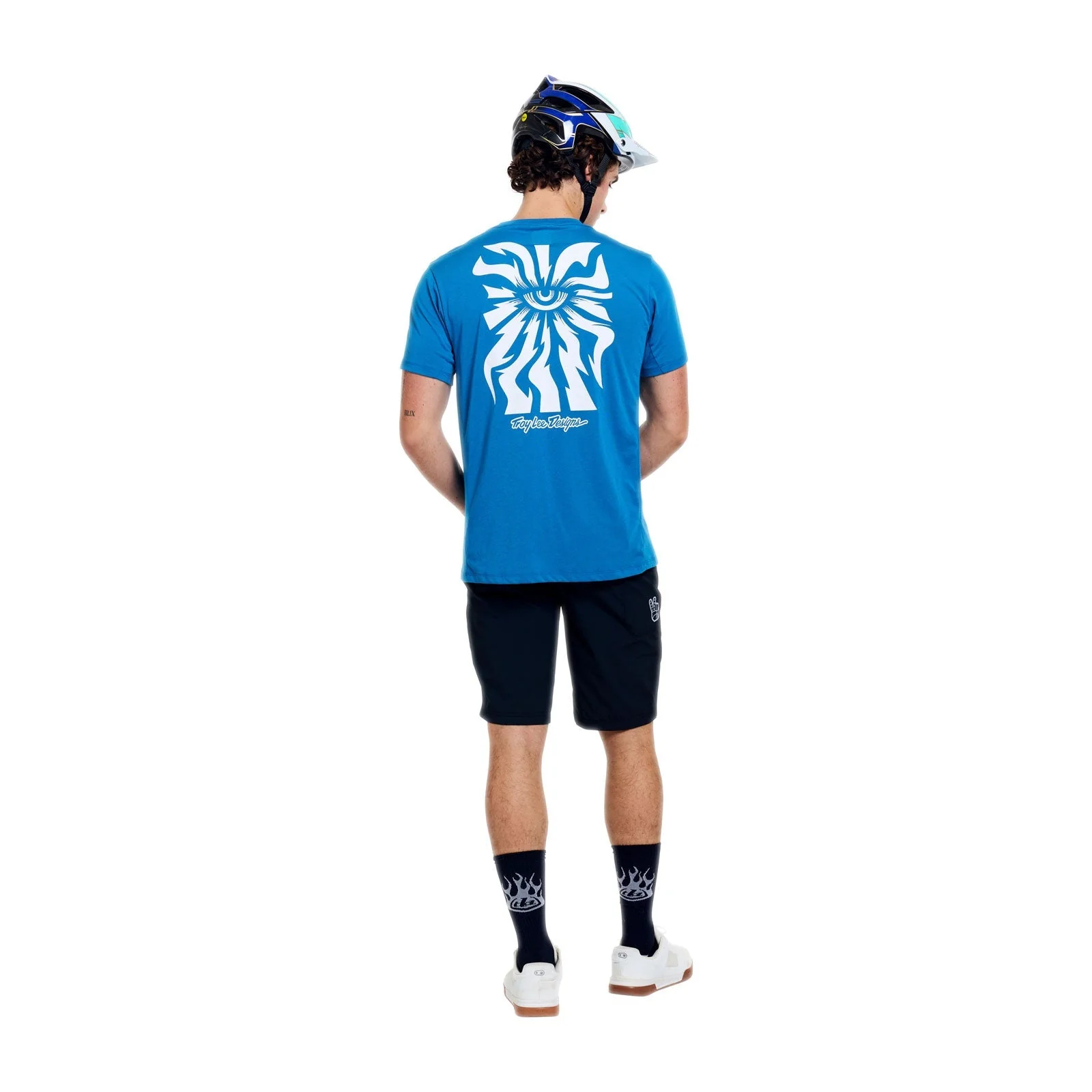 Maillot TROY LEE DESIGNS SKYLINE RIDE ONE EYE AERO Manches Courtes Bleu - Image 4