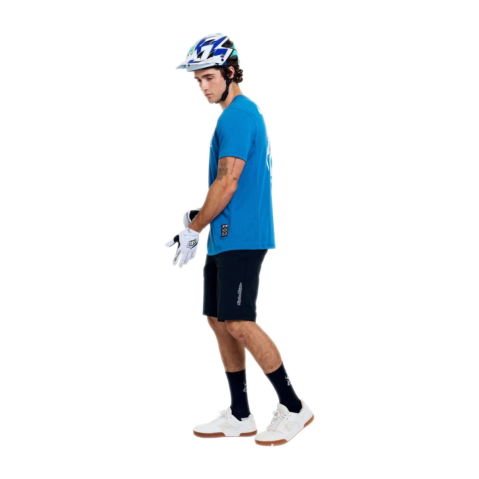 Maillot TROY LEE DESIGNS SKYLINE RIDE ONE EYE AERO Manches Courtes Bleu - Image 5