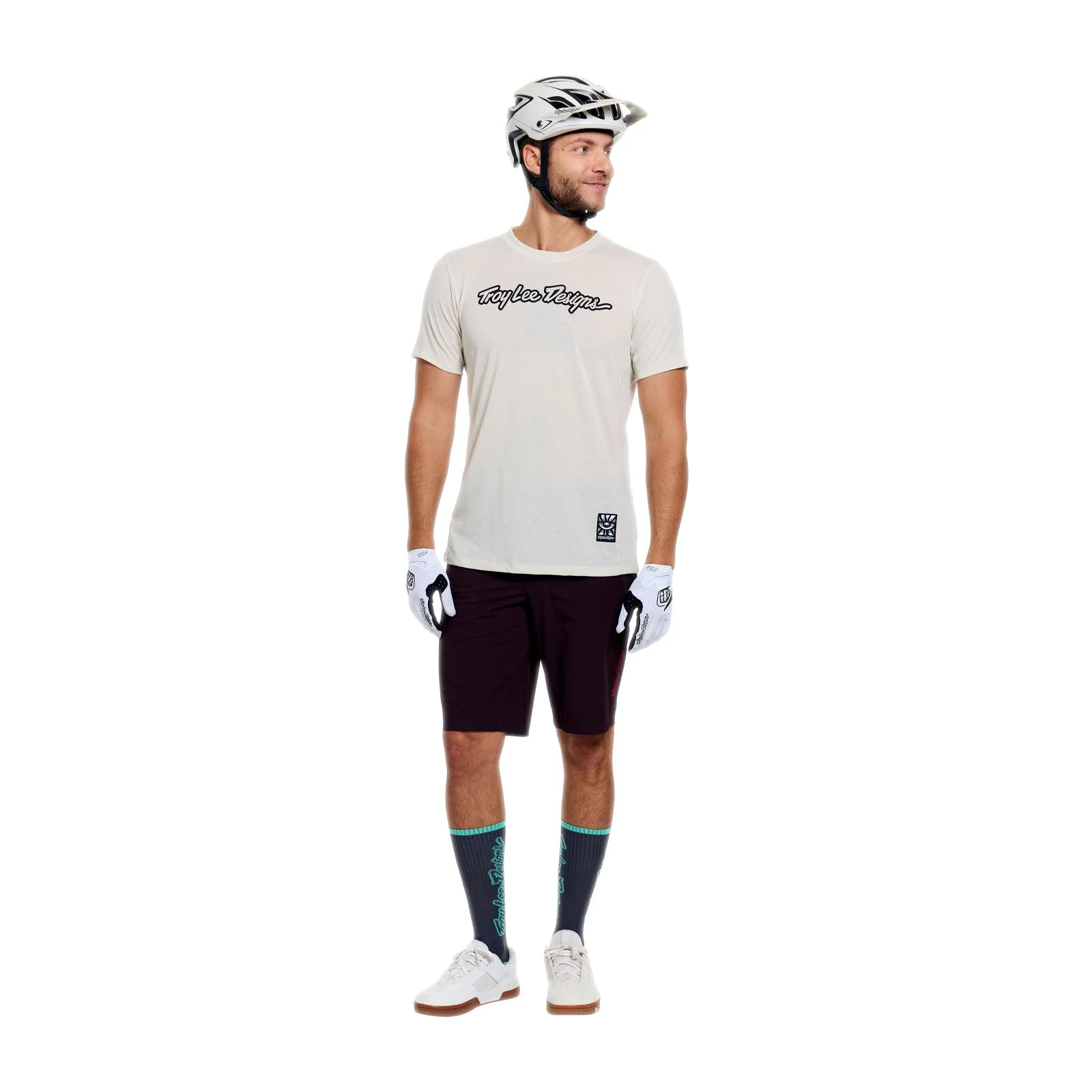 Maillot TROY LEE DESIGNS SKYLINE RIDE SIGNATURE Manches Courtes Pumice - Image 3