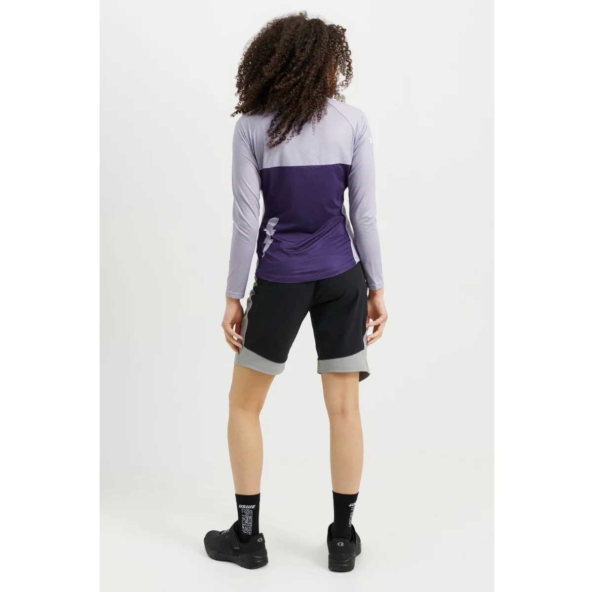 Maillot USWE BERG MTB Manches Longues Femme Lavande - Image 5