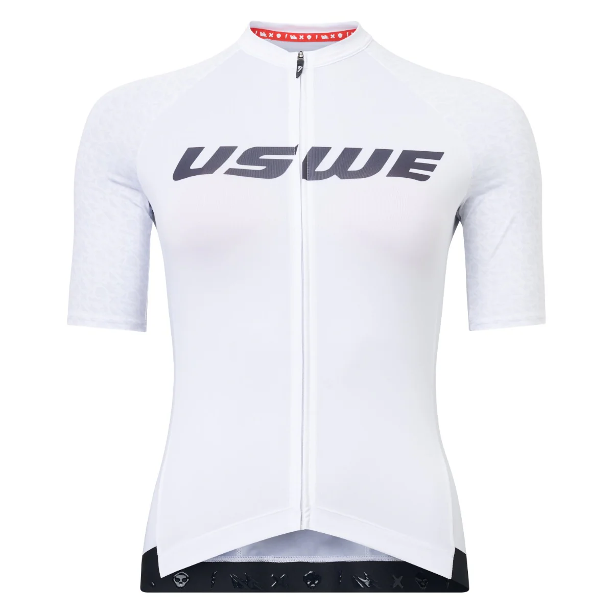 Maillot USWE GRUS GRAVEL Manches Courtes Femme Blanc - Image 2