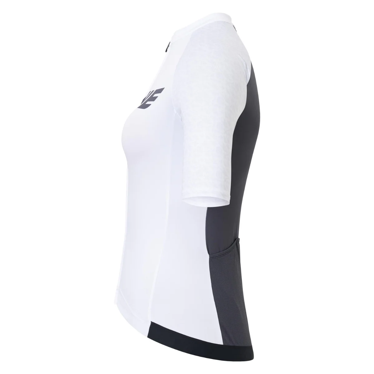 Maillot USWE GRUS GRAVEL Manches Courtes Femme Blanc - Image 3