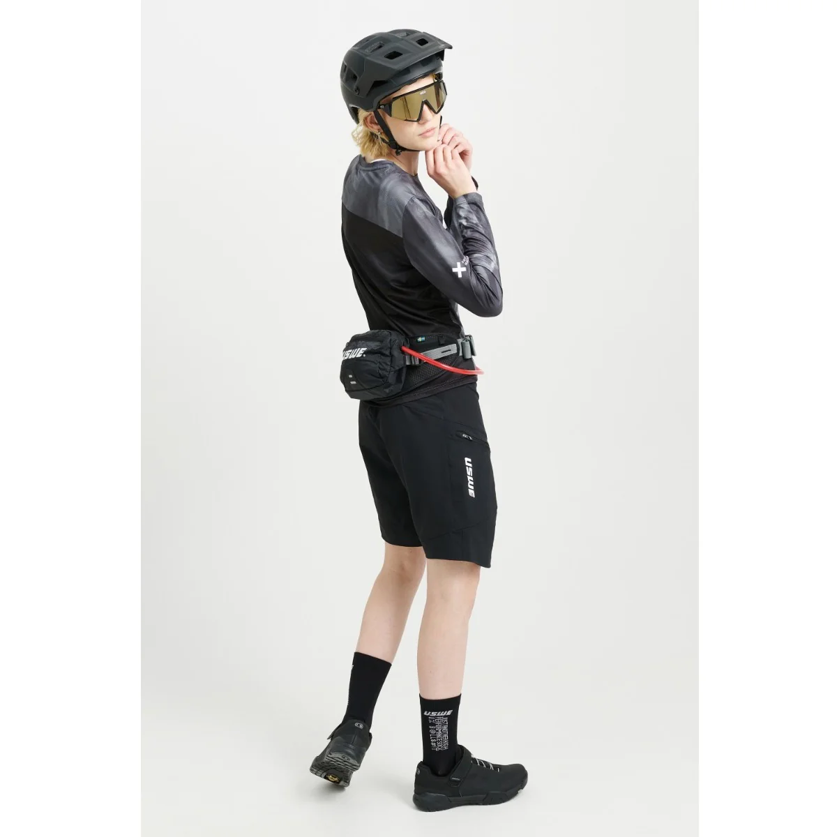 Maillot USWE LUFTIG MTB Manches Longues Femme Noir - Image 7