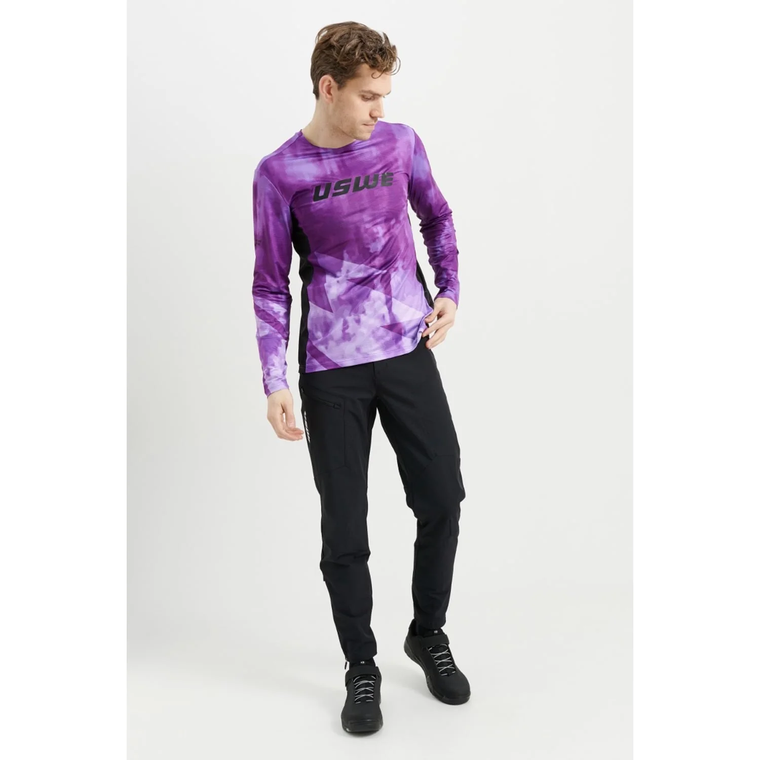 Maillot USWE LUFTIG MTB Manches Longues Violet - Image 4