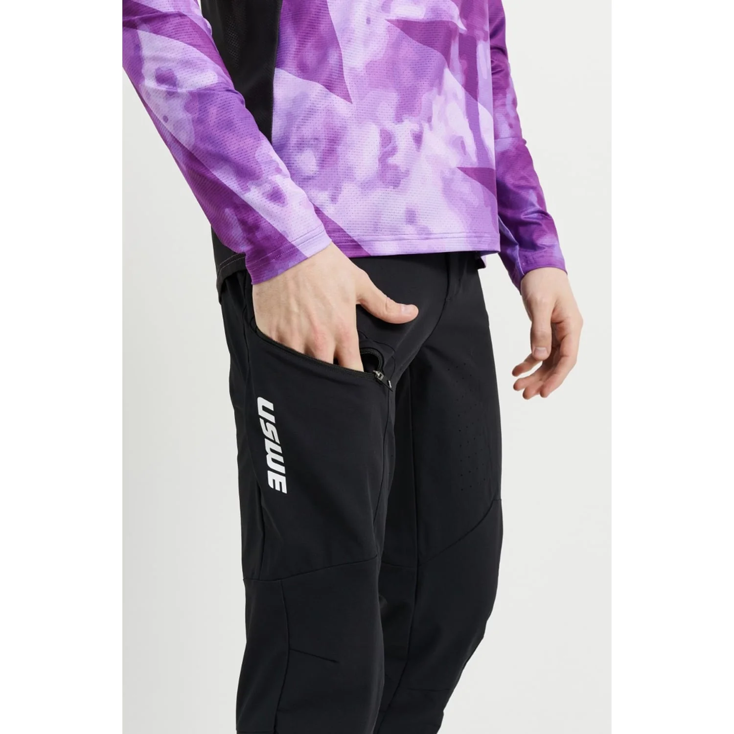 Maillot USWE LUFTIG MTB Manches Longues Violet - Image 6