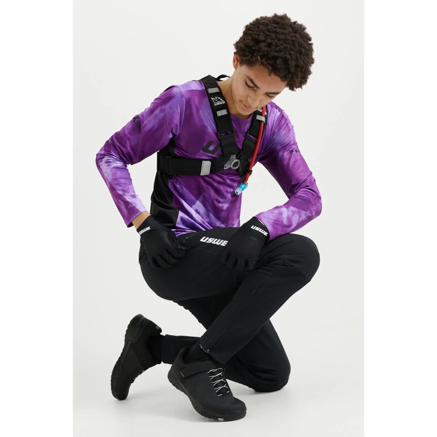 Maillot USWE LUFTIG MTB Manches Longues Violet - Image 7