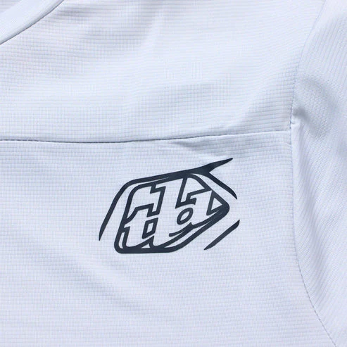 Maillot TROY LEE DESIGNS SKYLINE Manches Longues Blanc/Rouge - Image 4