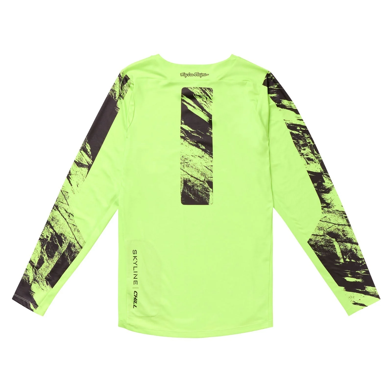 Maillot TROY LEE DESIGNS SKYLINE CHILL ROCKSLIDE Manches Longues Jaune - Image 2
