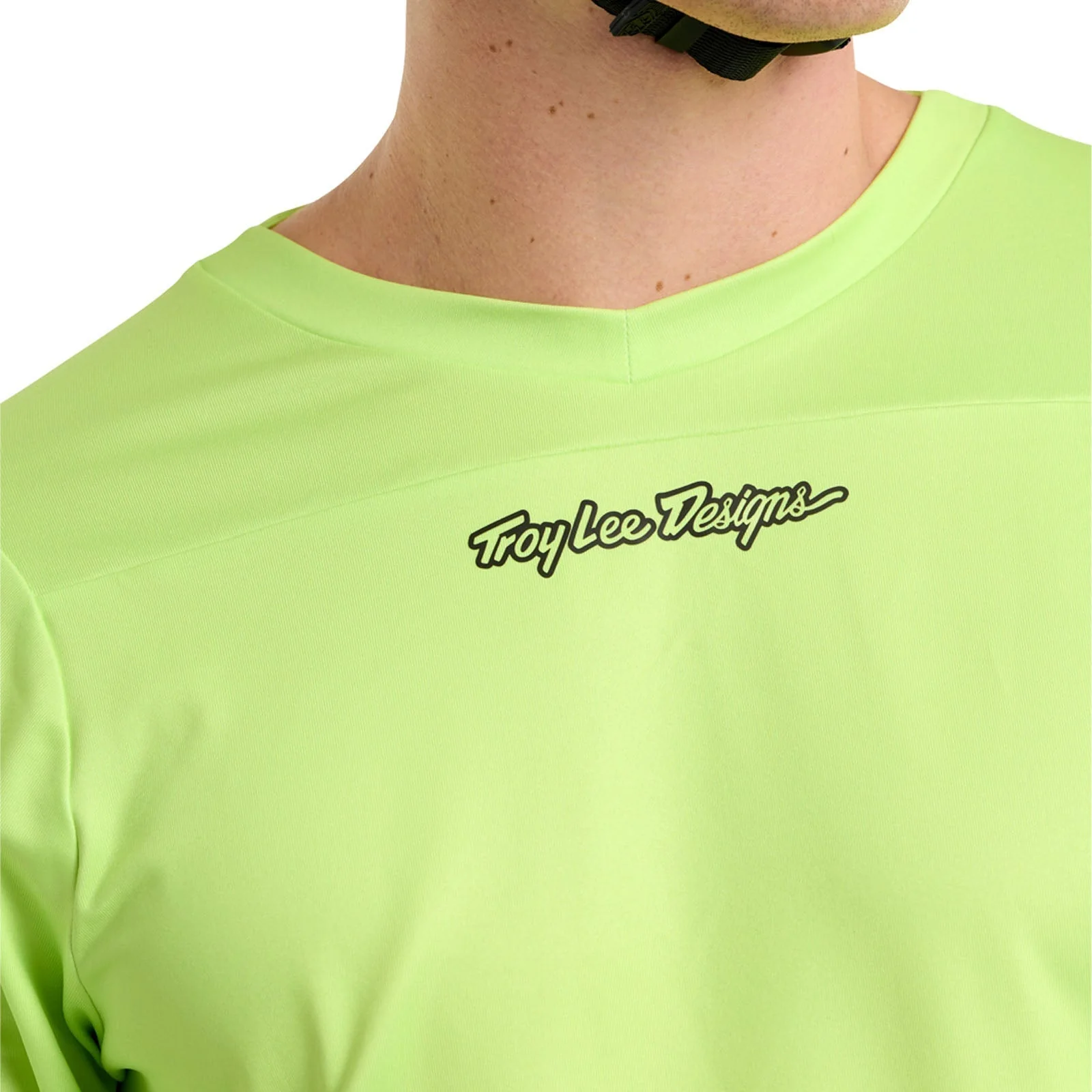 Maillot TROY LEE DESIGNS SKYLINE CHILL ROCKSLIDE Manches Longues Jaune - Image 8
