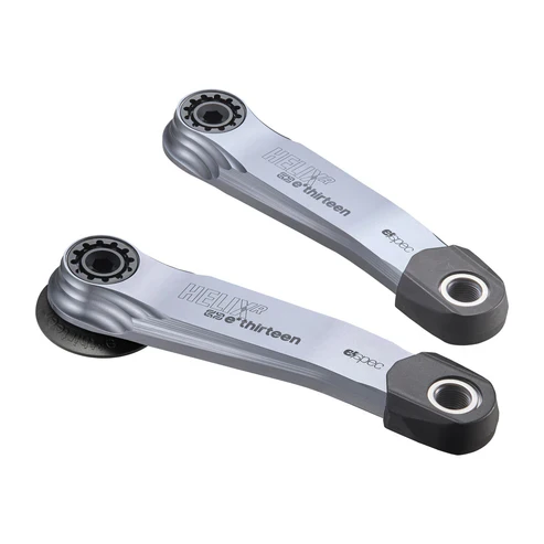 Manivelles VAE E.THIRTEEN E-SPEC HELIX RACE ALLOY pour Bosch SX / Brose S Mag / TQ HPR50 / DJI Avinox Argent