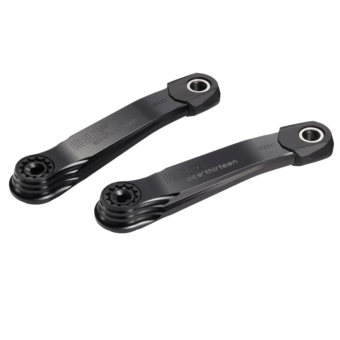 Manivelles VAE E.THIRTEEN E-SPEC HELIX RACE ALLOY pour moteur SRAM DUB Noir