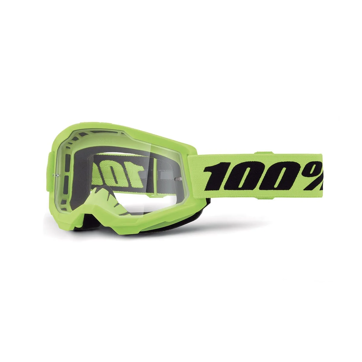 Masque 100% STRATA 2 Jaune Écran Clair