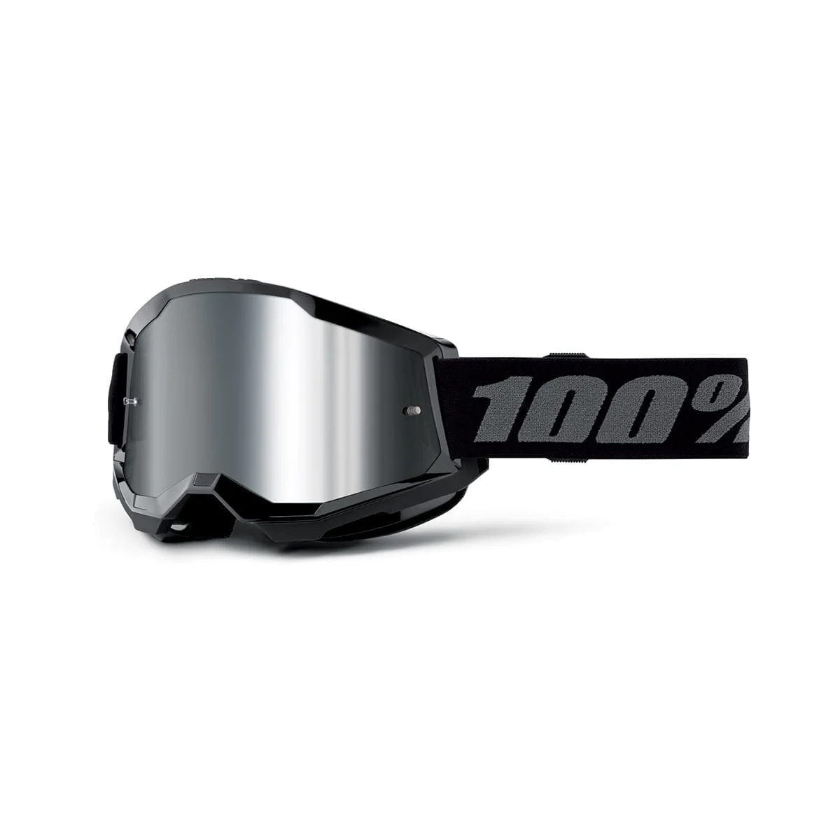 Masque 100% STRATA 2 Noir Mirror Gris