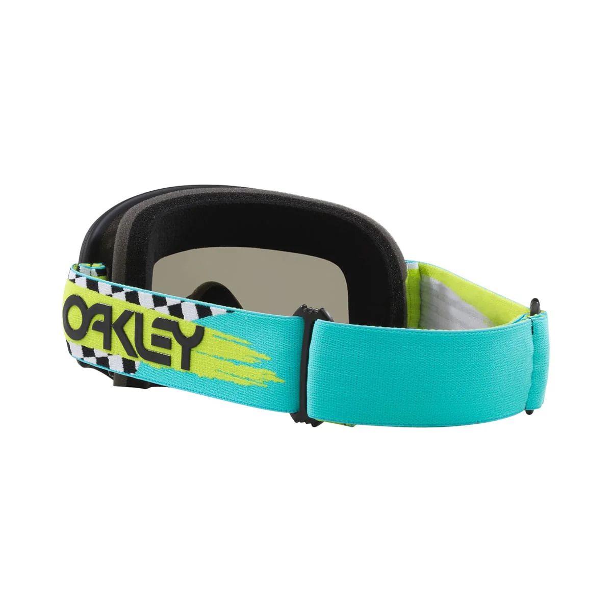 Masque OAKLEY O Frame MX Teal Checks Ecran Gris Foncé OO7029-83 - Image 4