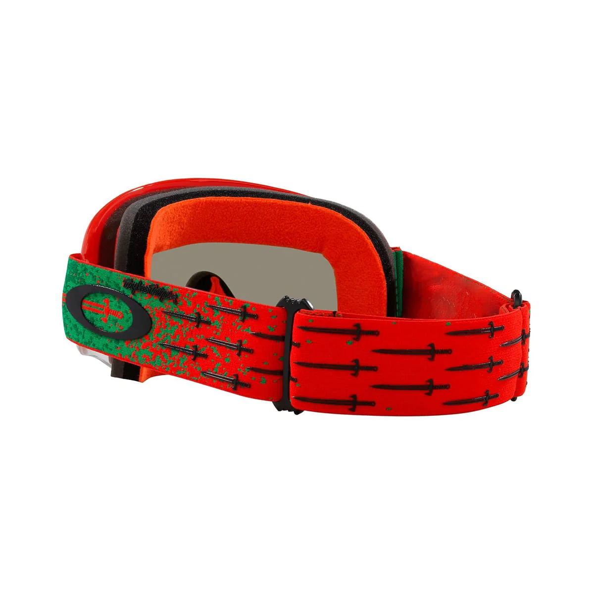 Masque OAKLEY O Frame MX TLD Carrack Orange Ecran Gris Foncé OO7029-77 - Image 4