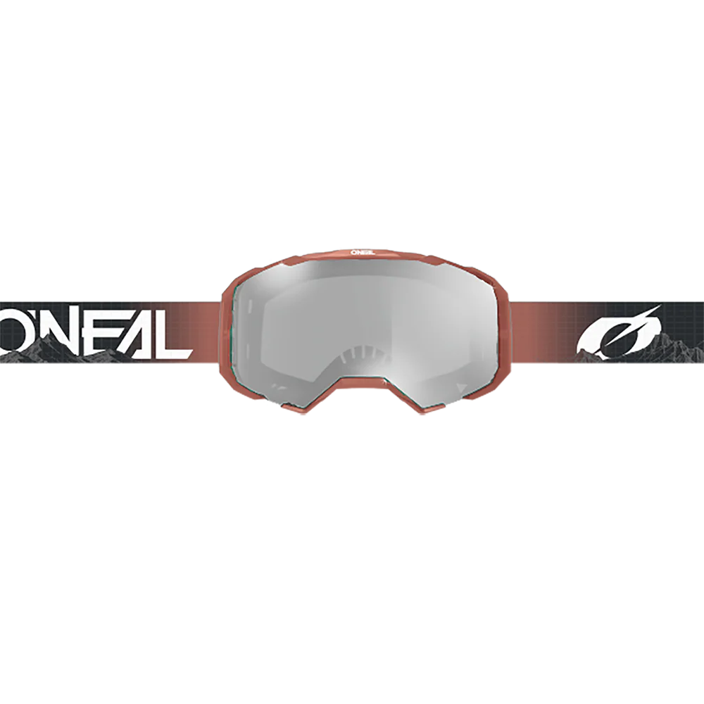 Masque O'NEAL B-22 COVERT Noir/Rouge Écran Clear