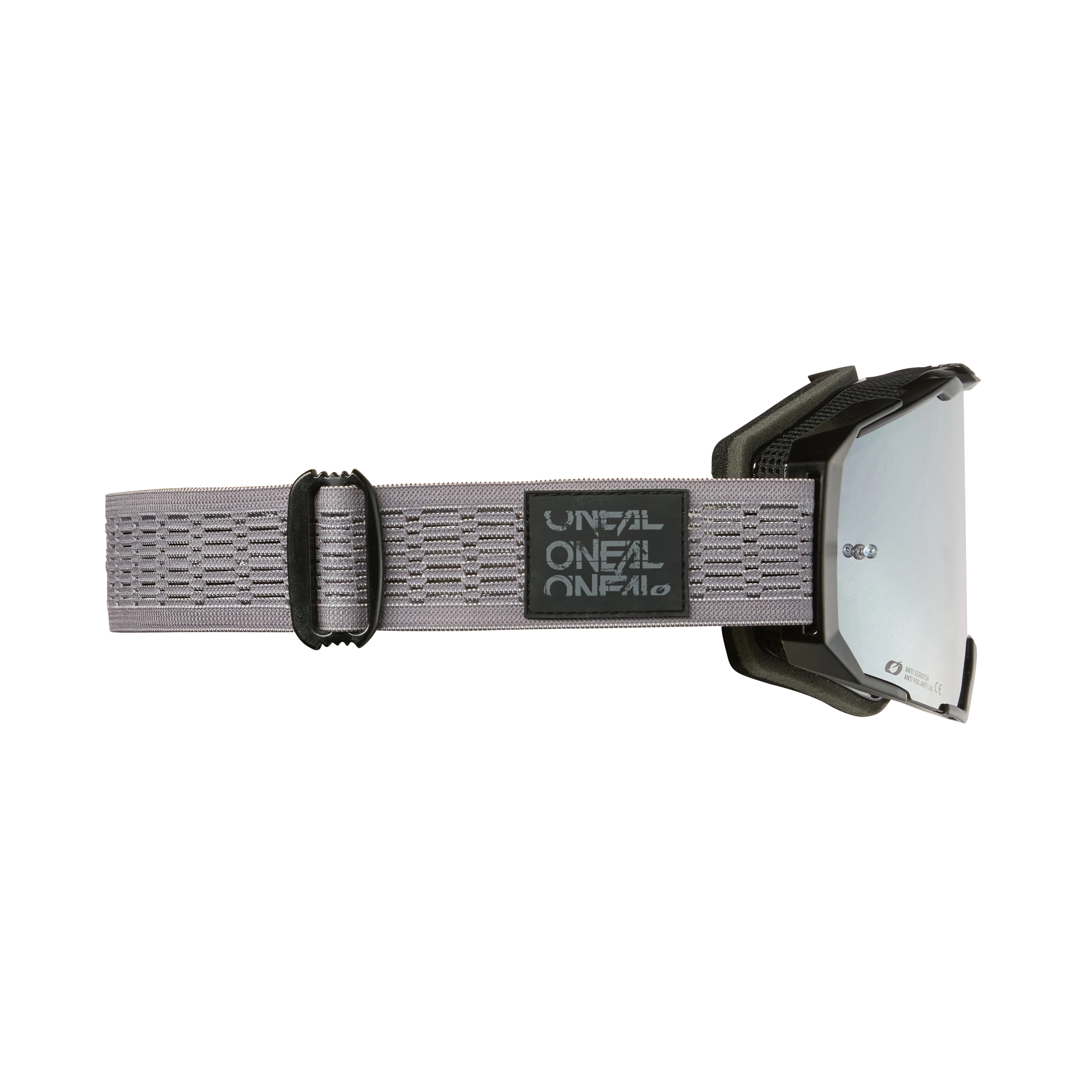 Masque O'NEAL B-22 STATIC Gris Écran Silver Mirror - Image 3
