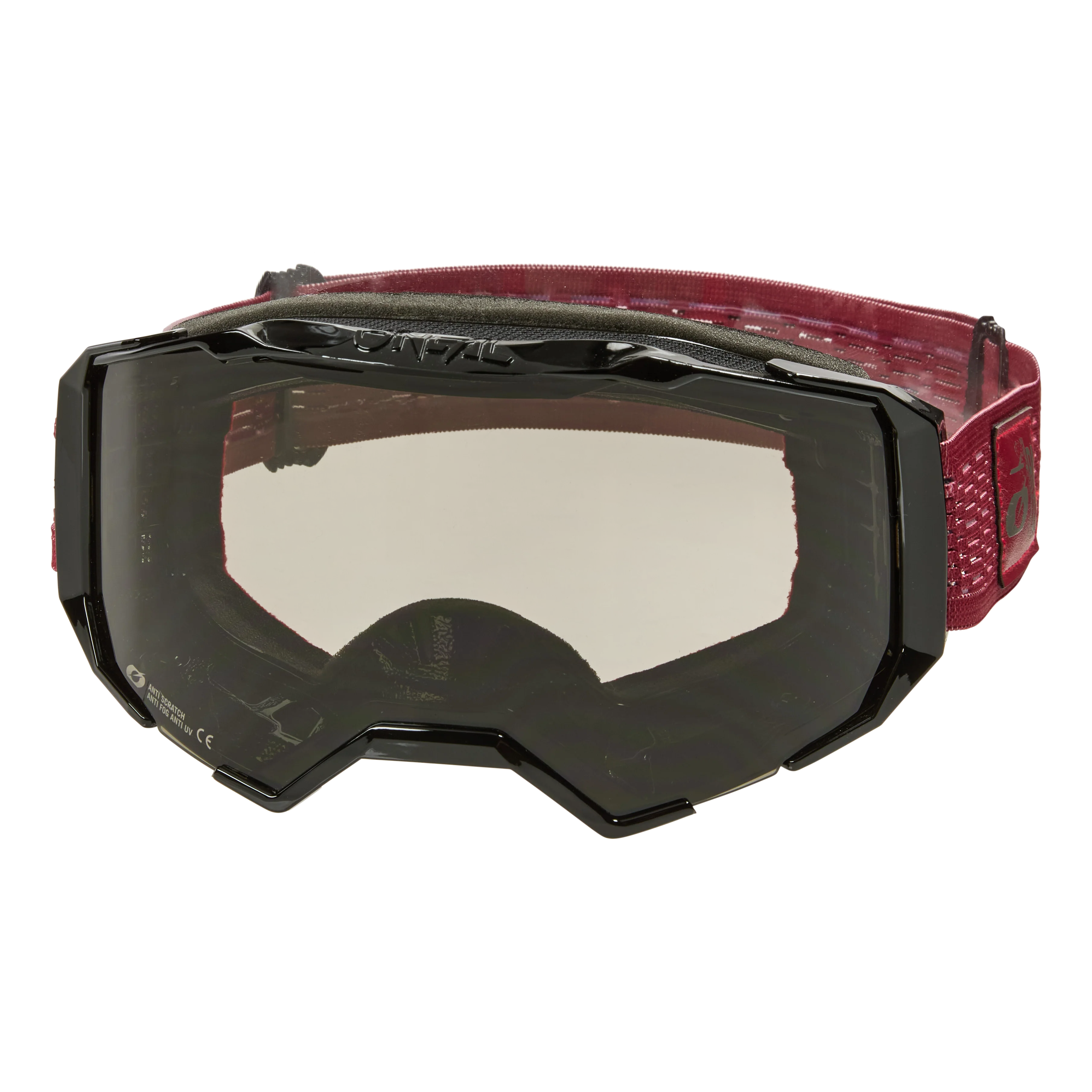 Masque O'NEAL B-22 STATIC Rouge Écran Gris - Image 2