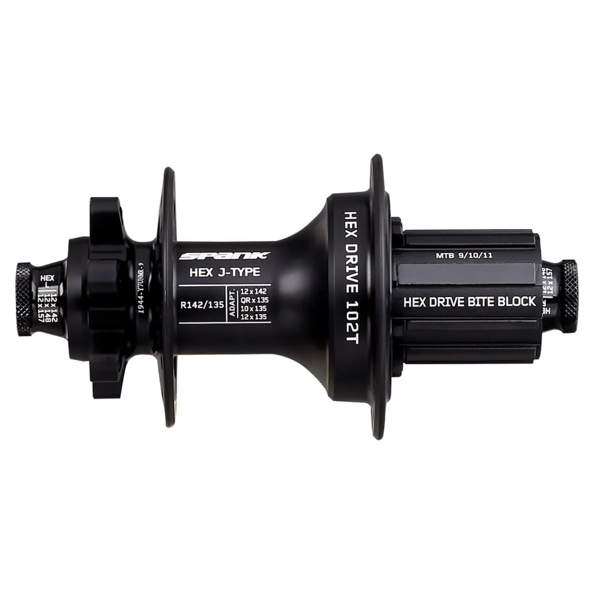 Moyeu Arrière SPANK HEX DRIVE 102T 12x135/142 mm - Image 3