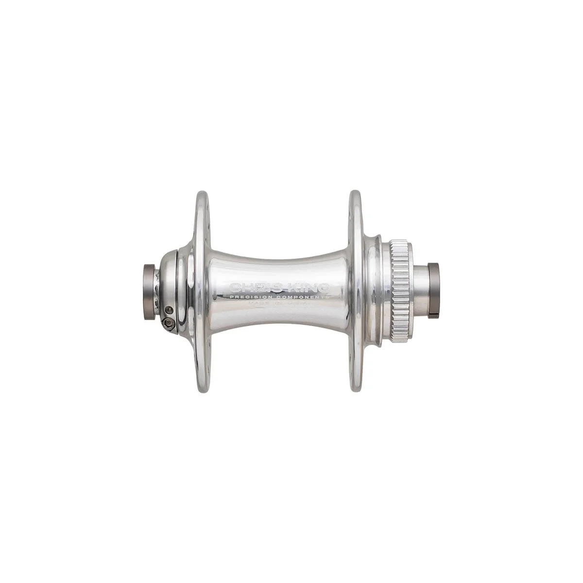 Moyeu Avant CHRIS KING R45D Céramique 12x100mm Center Lock Argent