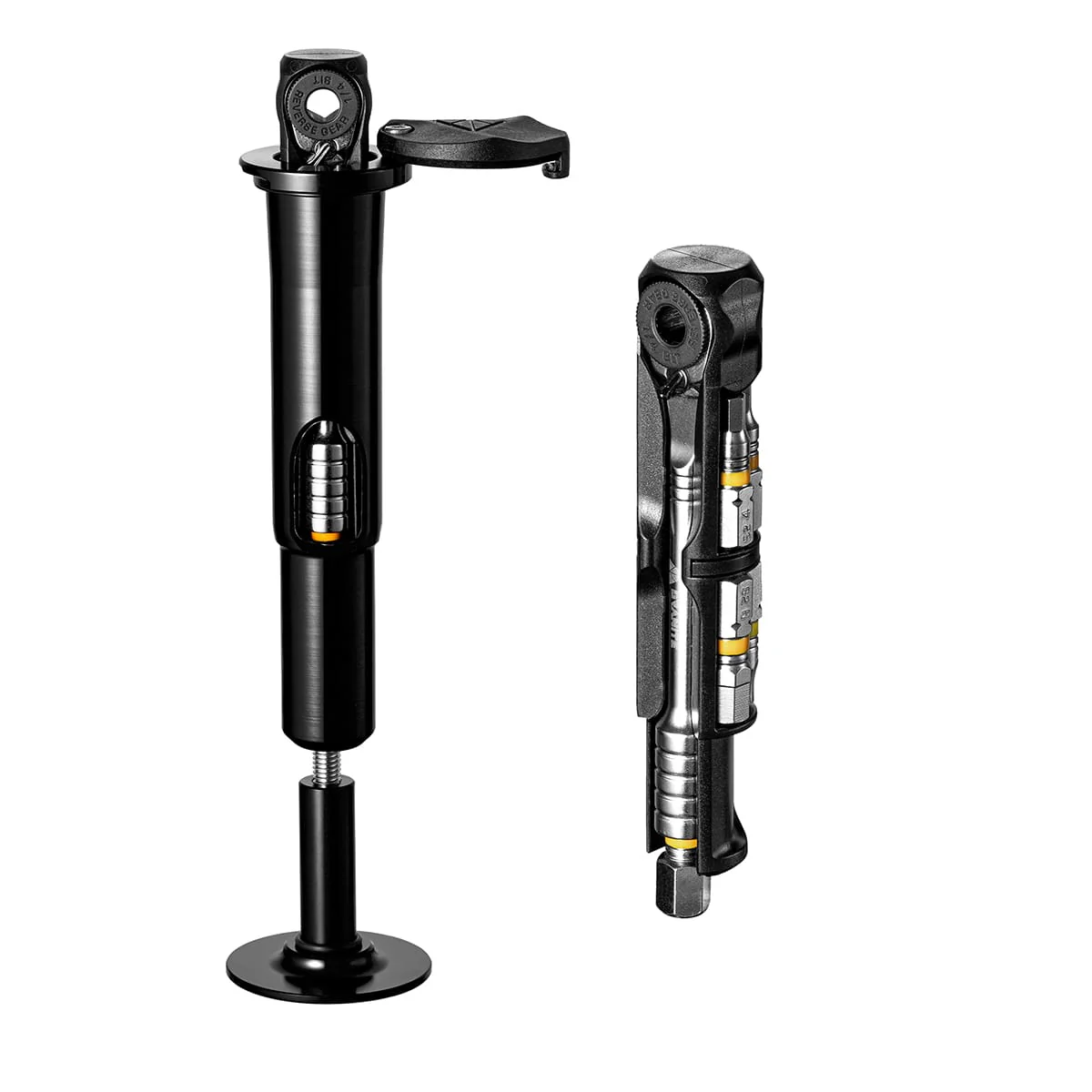 Multi-Outils Intégré Tube de Fourche 42 mm Conique GRANITE DESIGN STASH RT (10 Outils) Noir - Image 4