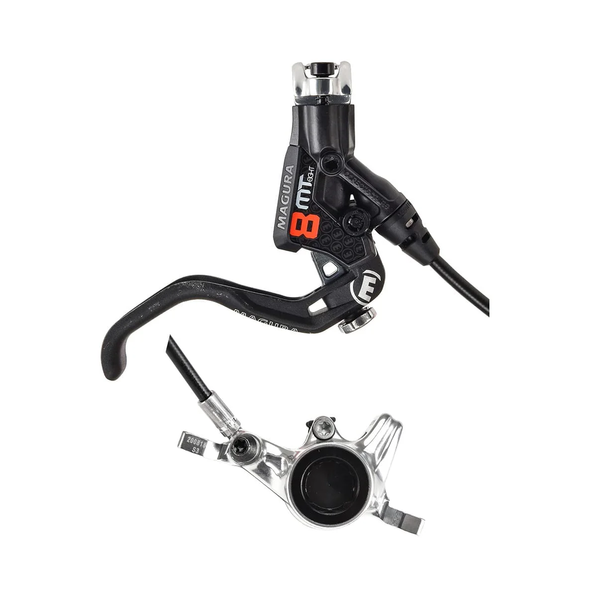 Paire de Freins MAGURA MT8 PRO Sans Disque Noir/Argent - Image 2