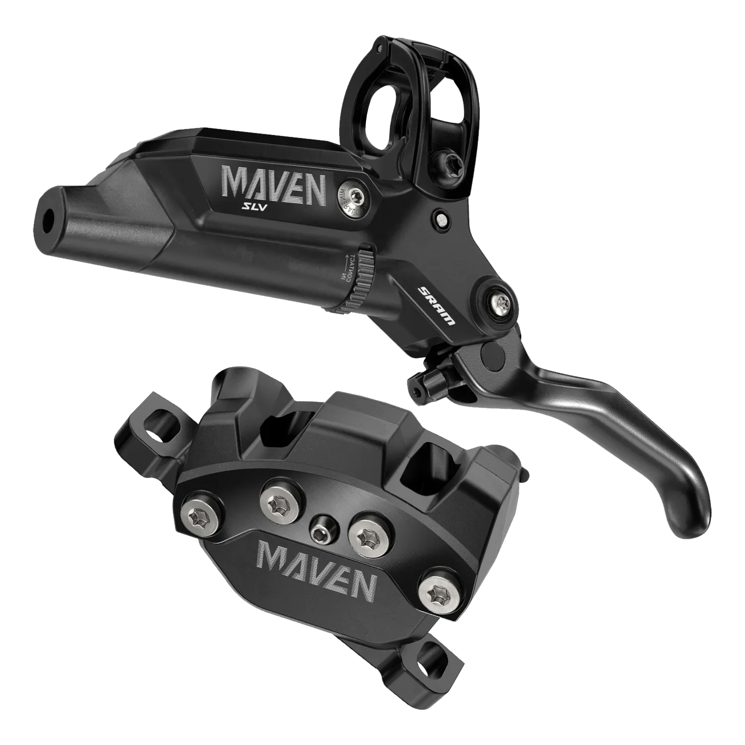 Paire de Freins SRAM MAVEN SILVER A1 Noir - Image 2