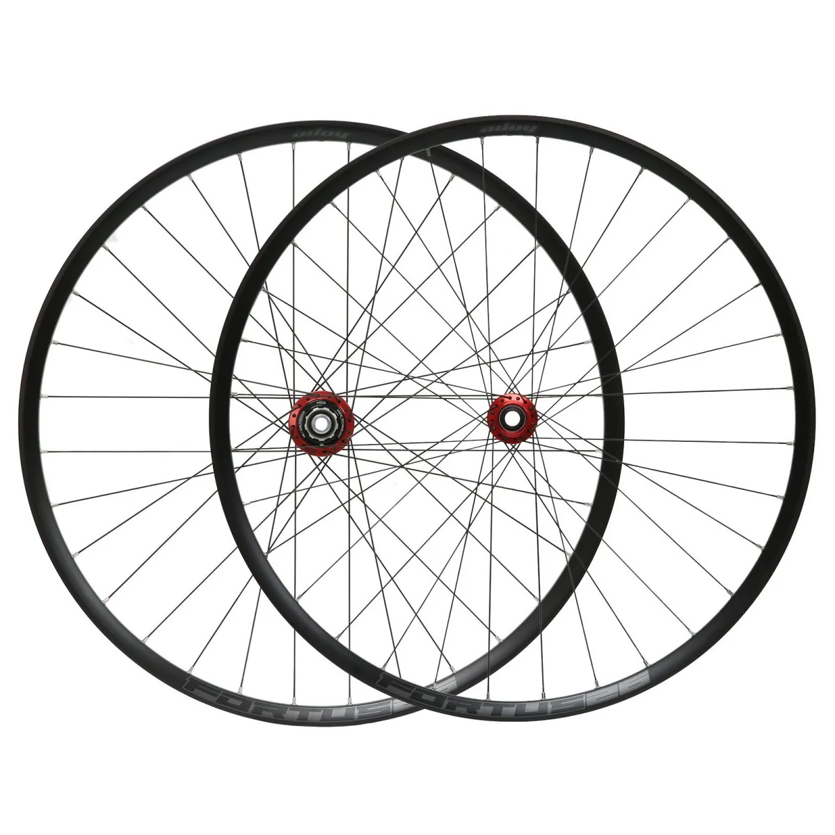 Paire de Roues HOPE FORTUS 26 W 29" PRO 5 15X110mm/12x148mm Boost Rouge