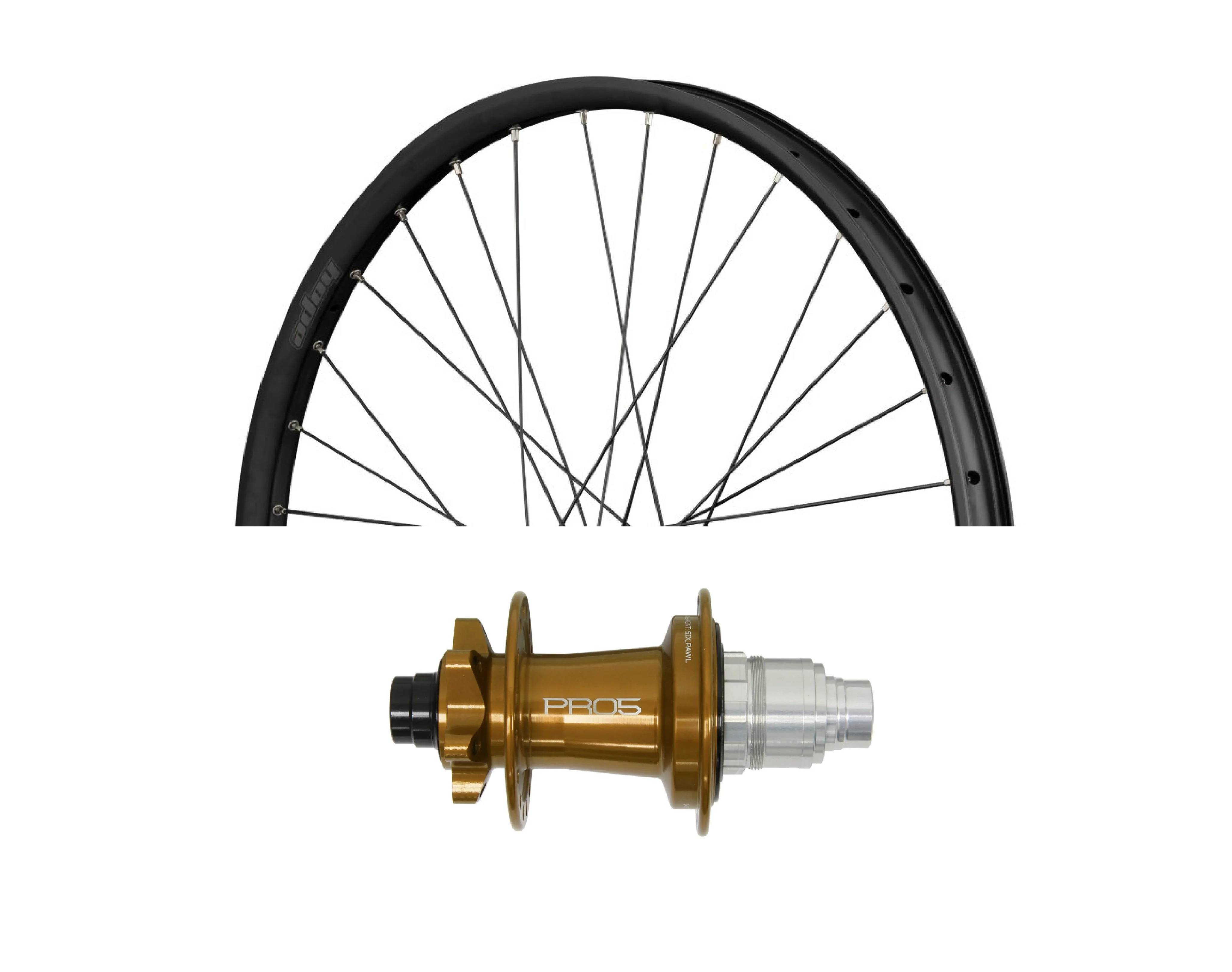 Paire de Roues HOPE FORTUS 30 W 29" PRO 5 15X110mm/12x148mm Boost Bronze - Image 2