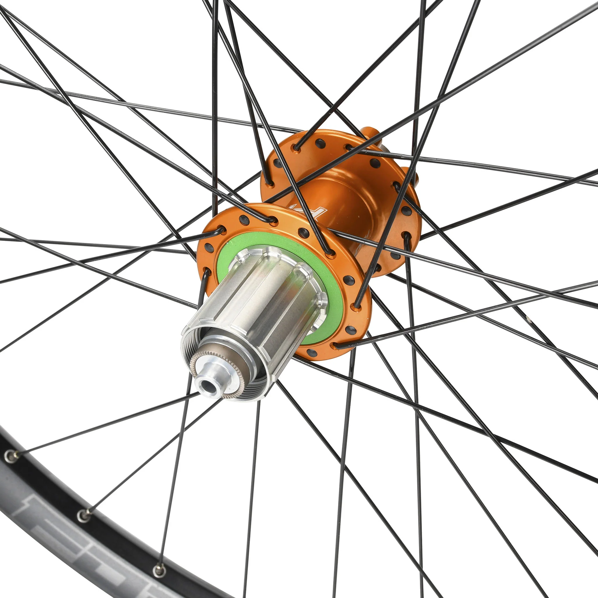Paire de Roues HOPE FORTUS 30 W 29" PRO 5 15X110mm/12x148mm Boost Orange - Image 4