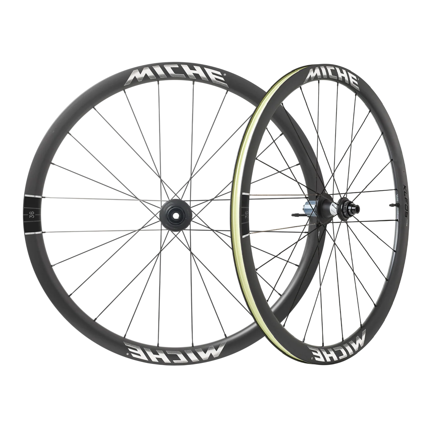 Paire de Roues MICHE KLEOS RD 36 Tubeless Ready (Center Lock) Team Edition