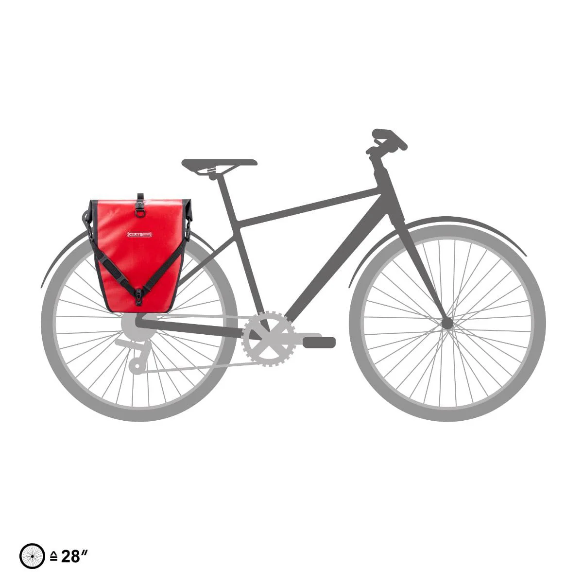 Paire de Sacoches de Porte-Bagages ORTLIEB BACK ROLLER 40 L Rouge - Image 7