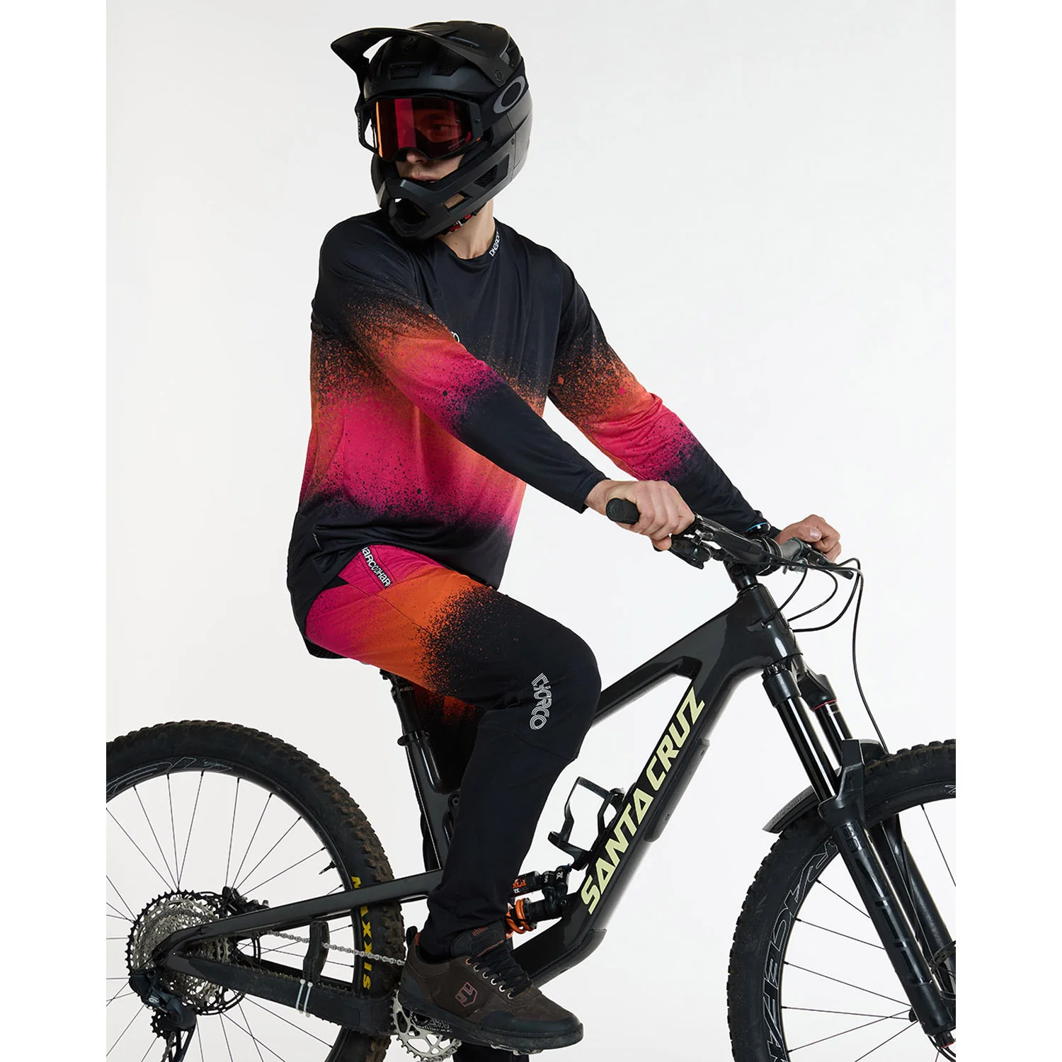 Pantalon DHARCO GRAVITY BLACK SNAKE Noir/Orange - Image 10