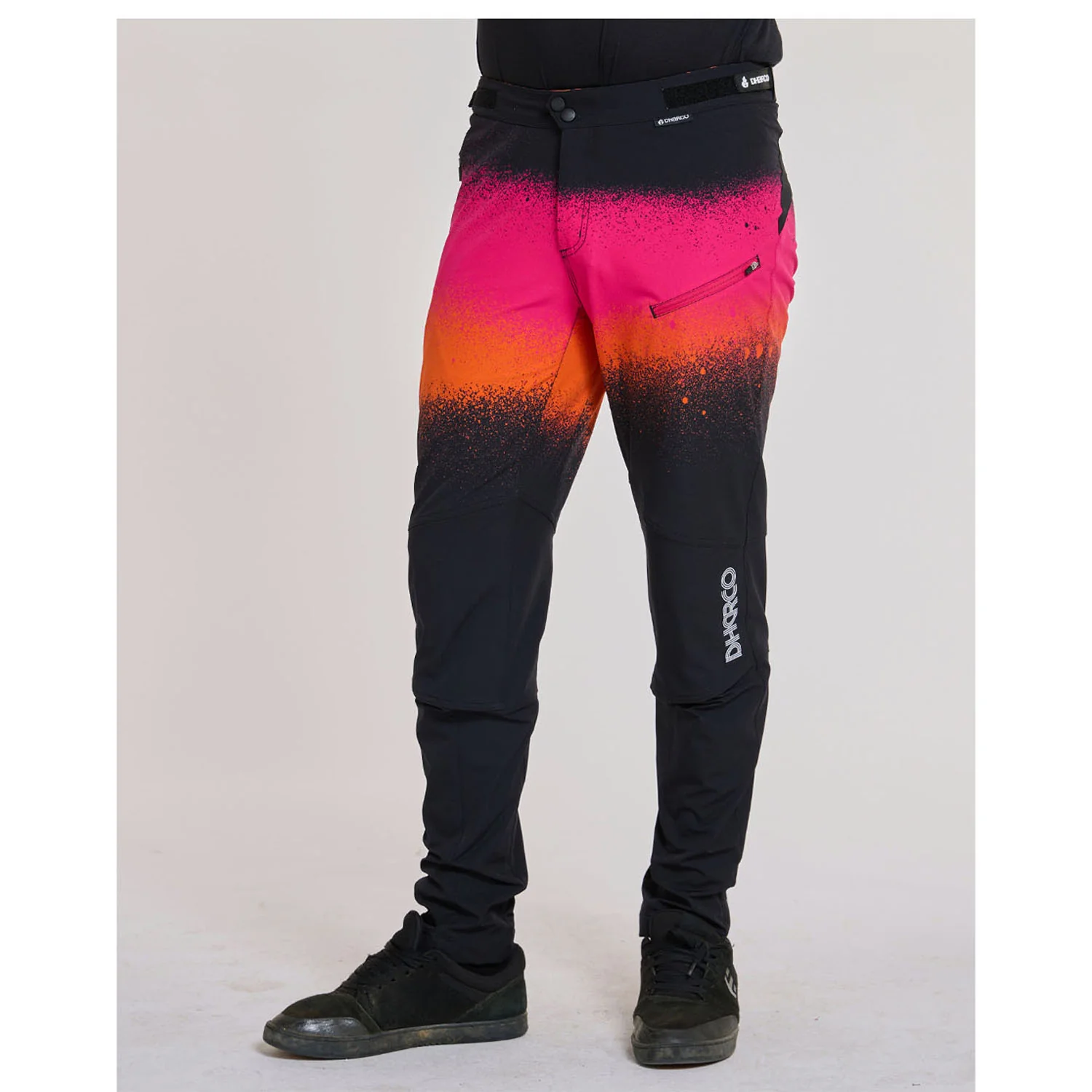 Pantalon DHARCO GRAVITY BLACK SNAKE Noir/Orange - Image 4