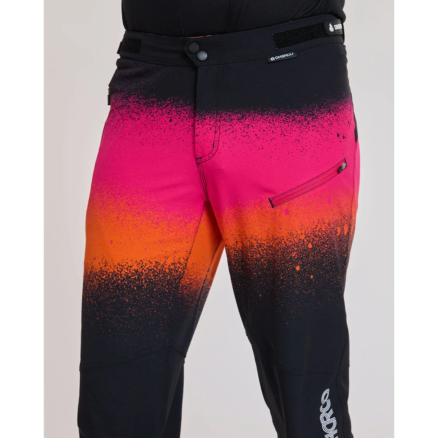 Pantalon DHARCO GRAVITY BLACK SNAKE Noir/Orange - Image 8