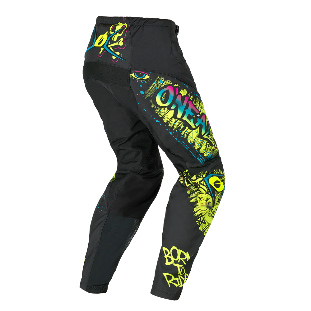 Pantalon O'NEAL ELEMENT RANCID Junior Noir/Jaune - Image 2