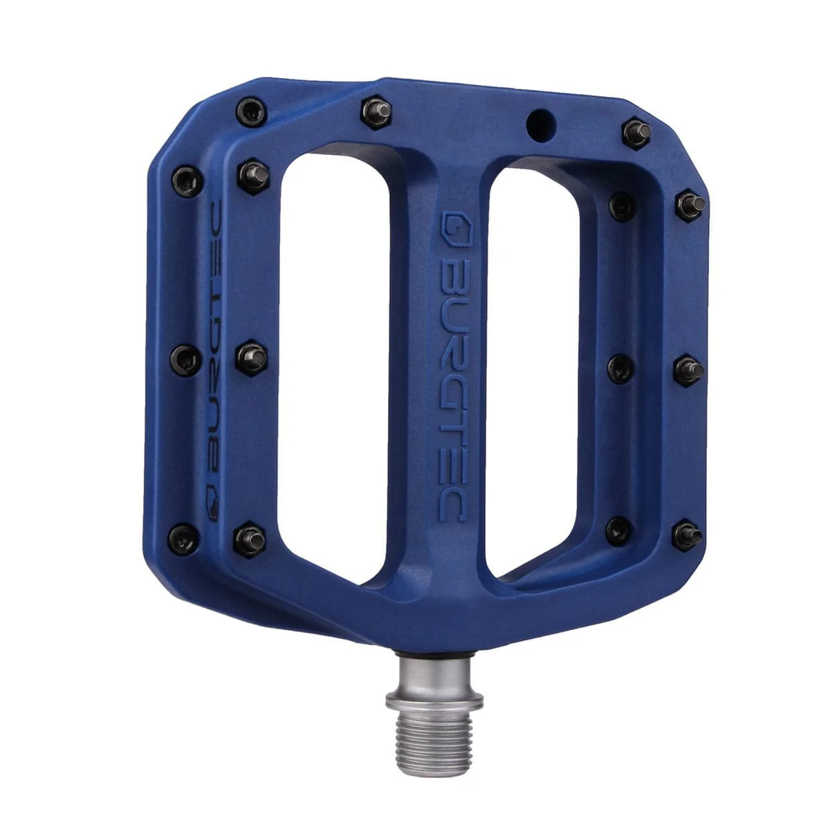 Pédales Plates BURGTEC MK4 Composite Deep Blue Bleu
