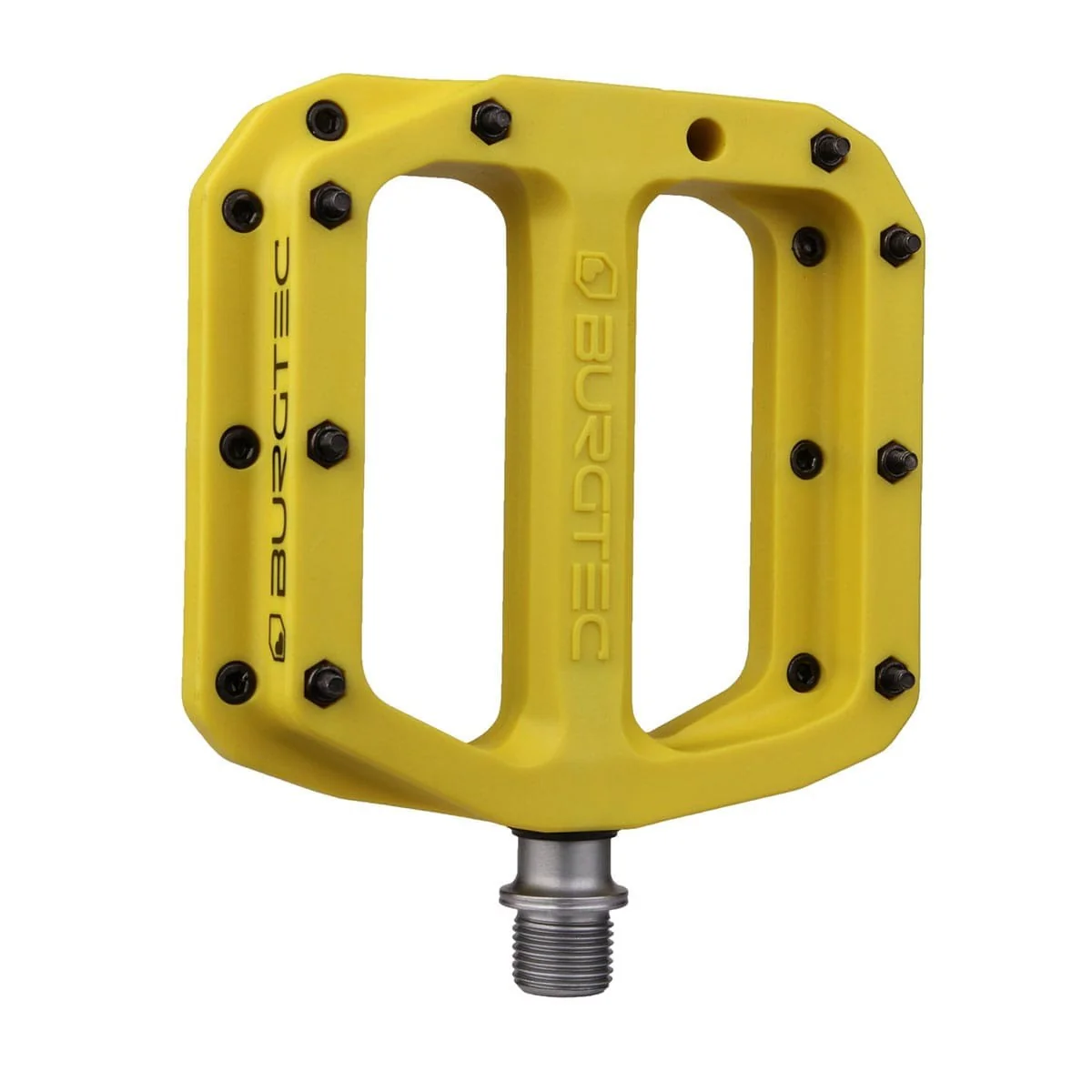 Pédales Plates BURGTEC MK4 Composite Electric Yellow Jaune