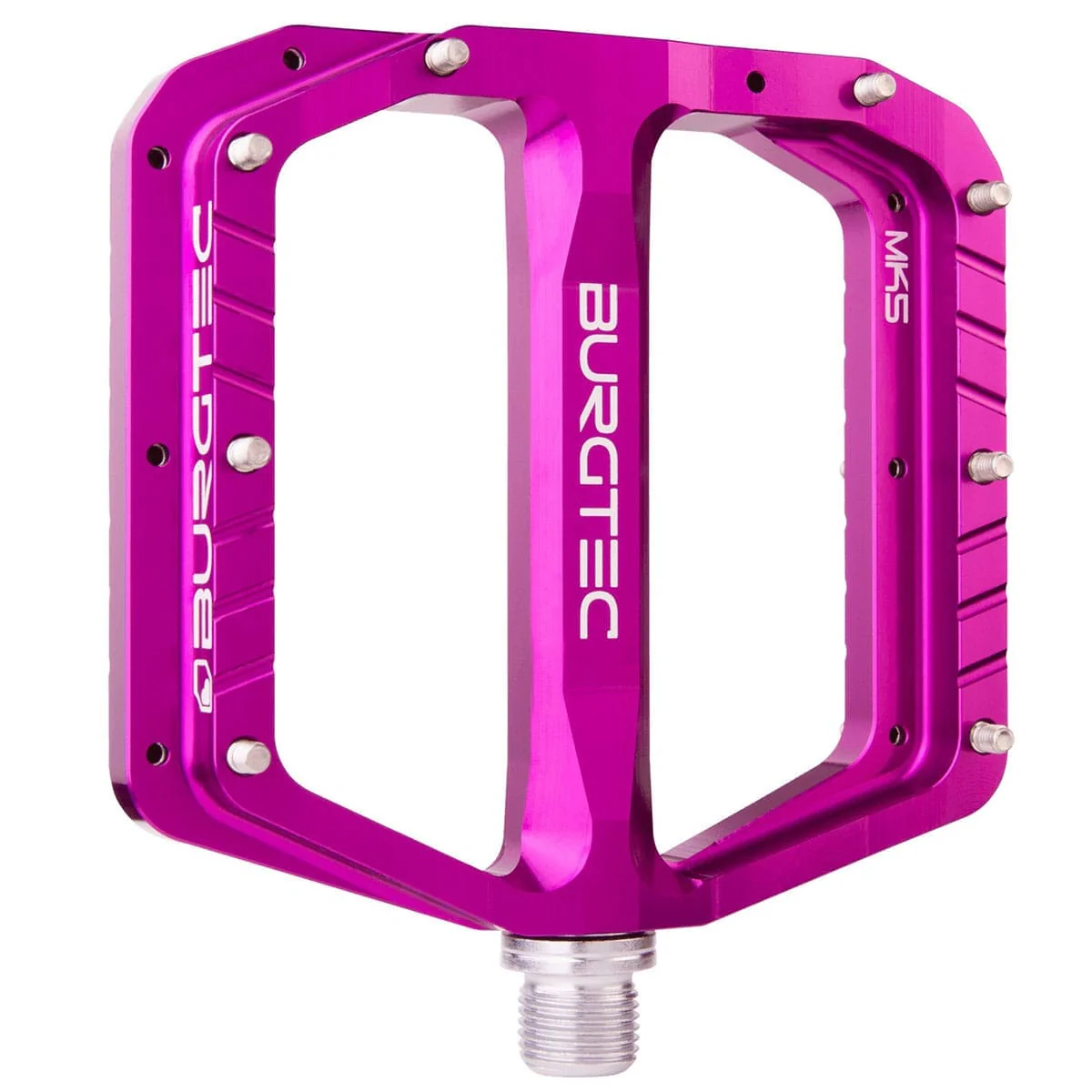Pédales Plates BURGTEC PENTHOUSE FLAT MK5 Axe Acier Violet