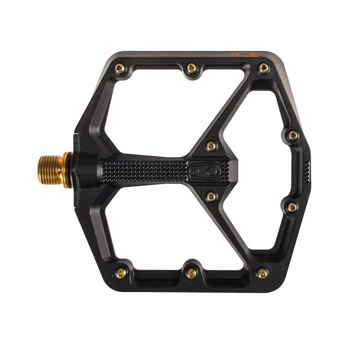 Pédales Plates CRANKBROTHERS STAMP 11 Large Noir/Or - Image 3