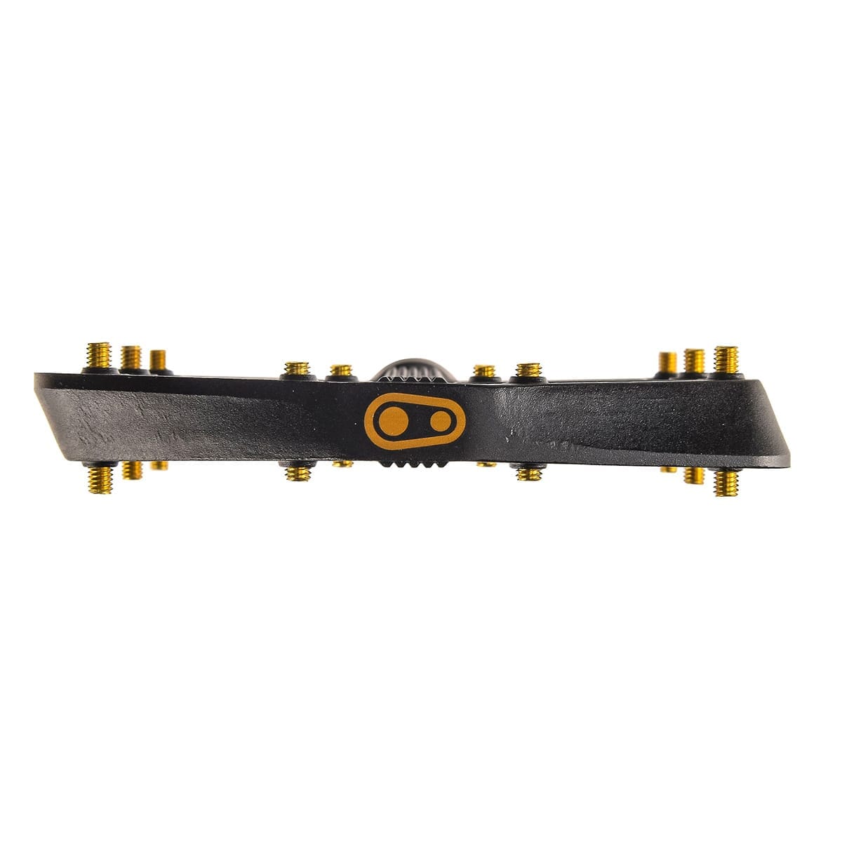 Pédales Plates CRANKBROTHERS STAMP 11 Large Noir/Or - Image 4