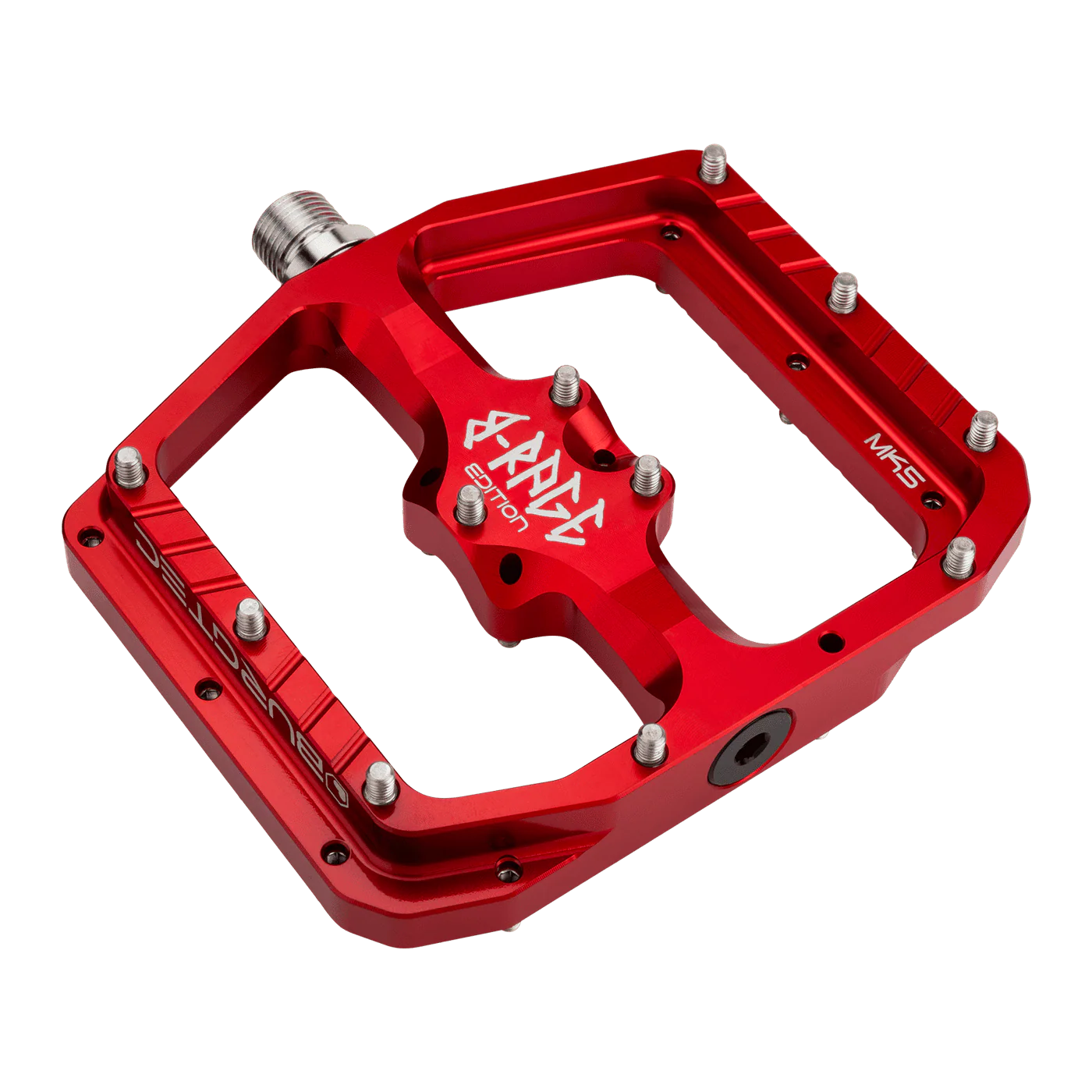 Pédales Plates BURGTEC PENTHOUSE FLAT MK5 B-RAGE EDITION Rouge