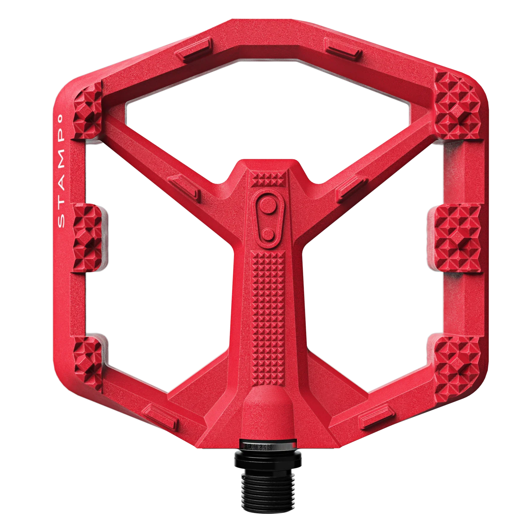 Pédales Plates CRANKBROTHERS STAMP 0 Large Rouge