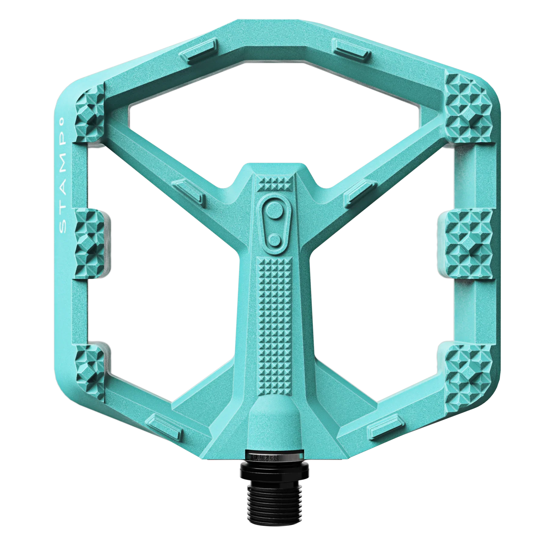 Pédales Plates CRANKBROTHERS STAMP 0 Small Turquoise