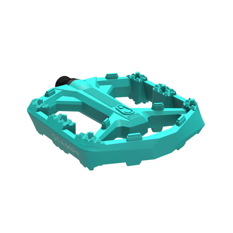 Pédales Plates CRANKBROTHERS STAMP 0 Small Turquoise - Image 2