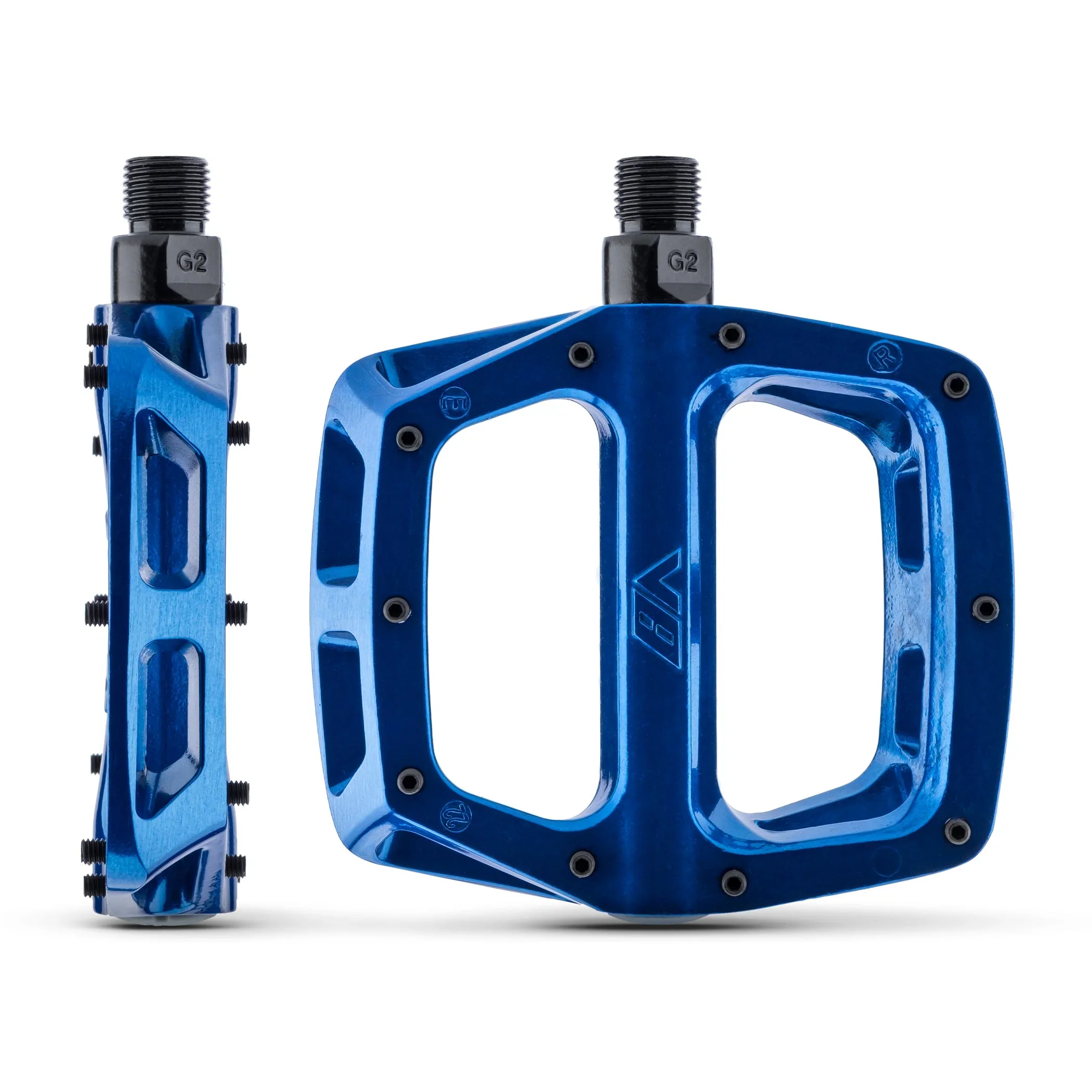 Pédales Plates DMR V8 Bleu