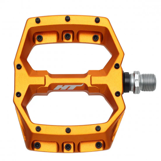 Pédales Plates HT COMPONENTS SPIDER AF03 Orange